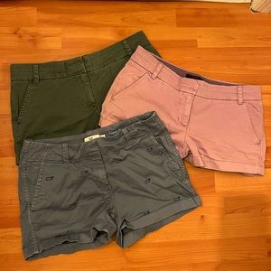 J Crew and Vineyard Vines Chino Shorts